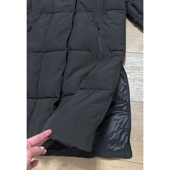 Women’s DKNY Heavy Puffer Parka Long Coat Jacket Black XL EUC! - Picture 2 of 15